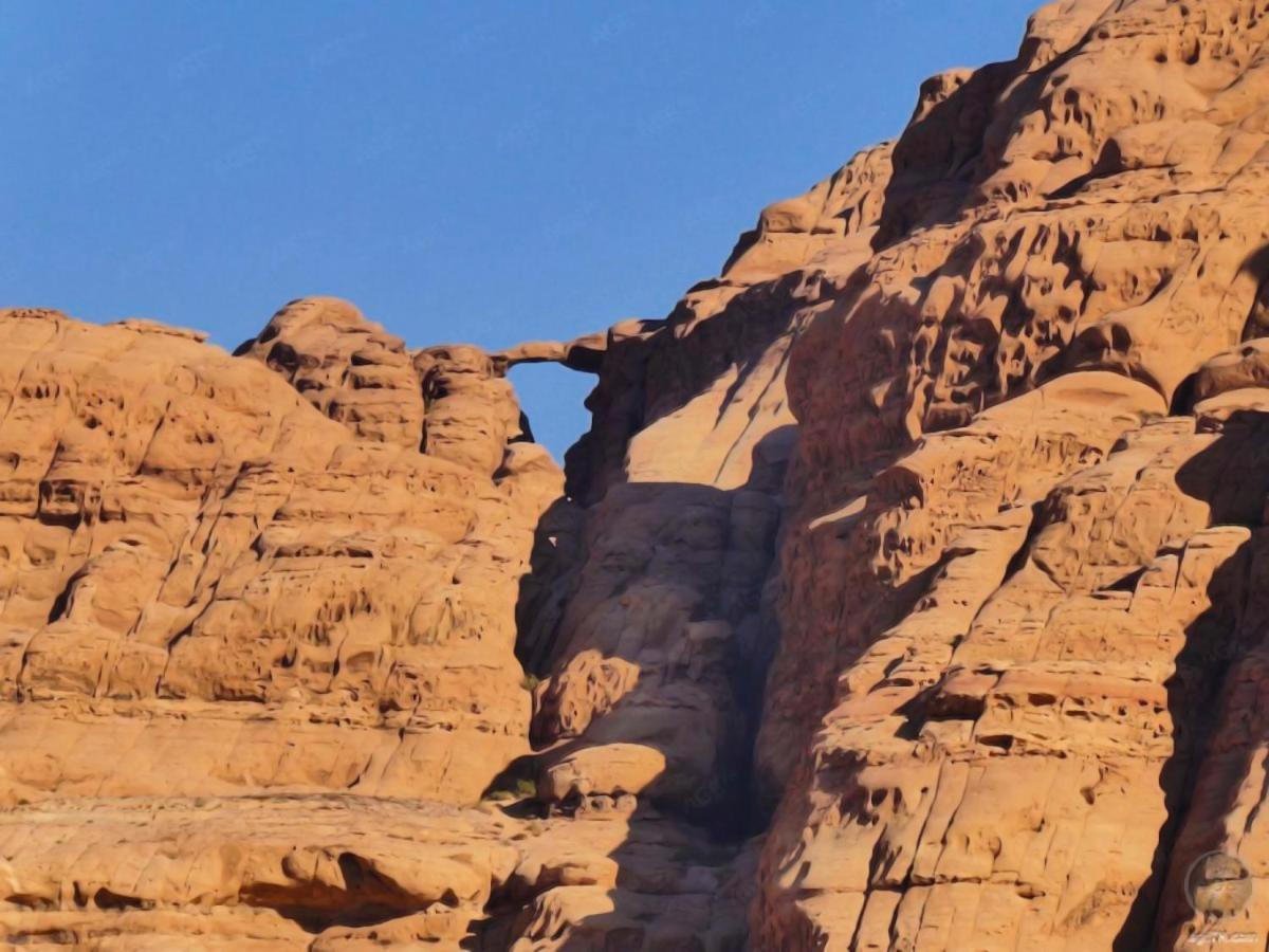 Wadi Rum Land Mars Pension Buitenkant foto